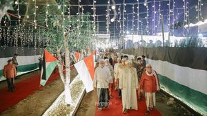 8 Foto Pernikahan Megah Tema Palestina Viral, Pengantinnya Anak Kyai Madura
