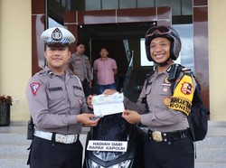 Spek Motor dari Kapolri buat Polisi yang Rela Motornya Dipakai Ganjal Bus