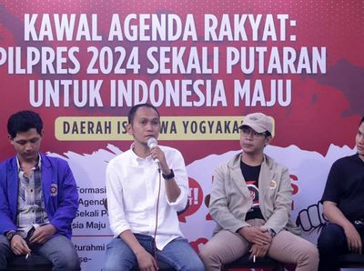 Kala Mahasiswa Yogyakarta Kopdar Kawal Pemilu Sekali Putaran