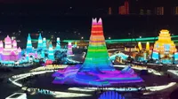 Menakjubkannya Kota Es Terbesar di Dunia Made in China
