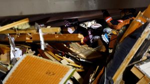 Perjuangan Tim SAR Cari Korban Gempa di Jepang