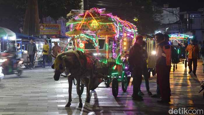 Suasana Kota Tasikmalaya di malam hari. (Foto: Faizal Amiruddin/detikJabar)