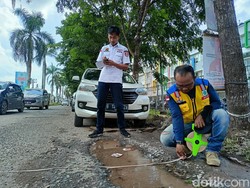 PUPR Banyuasin Segera Perbaiki Jalan Berlubang di Kawasan Opi Raya Jakabaring