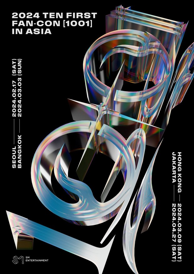 Poster Fan-Con Asia Ten NCT/Foto: soompi.com Foto poster fan-con Ten.