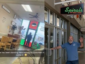 Sedih! Pemilik Resto Ini Menantikan Pelanggan di Depan Pintu