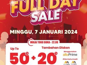 Transmart Full Day Sale Hadir Lagi Besok! Banjir Diskon 50% + 20%