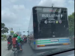 Penampakan Bus Listrik di Medan yang Mogok hingga Penyebabnya