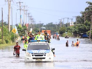 Video dari Udara: Kondisi Terkini Banjir di Kampar Riau