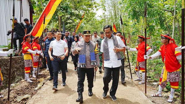 Kapolri Jenderal Listyo Sigit Prabowo meresmikan Sumur Bor Polri Presisi di Gunungkidul, DIY (dok. Istimewa)