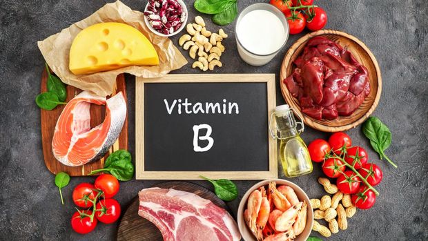 Makanan yang mengandung vitamin B.