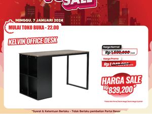 Cari Meja Kerja Langsung ke Transmart Full Day Sale Aja, Lagi Diskon Gede