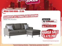 Cuma di Transmart Full Day Sale, Beli Sofa Hemat Rp 2,5 Jutaan