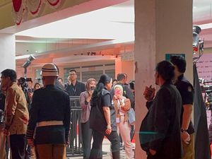 Berbaju Hitam, Puan Hadiri Debat Ketiga Pilpres 2024 di Istora Senayan