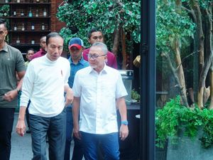 Jokowi Makan Siang Bareng Zulkifli Hasan di Bogor