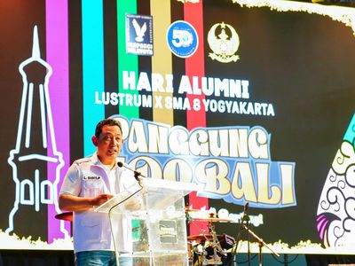 Potret Kapolri Jenderal Sigit Hadiri Hari Alumni SMAN 8 Yogya