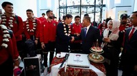 Acara penyambutan sederhana dilakukan Kedubes untuk Timnas Indonesia. Selain itu juga akan ada meet and greet Timnas dengan para suporter yang akan digelar di Wisma Duta RR, Rabu (10/1).