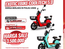 Banjir Diskon! Sepeda Listrik di Transmart Full Day Sale Diskonnya Rp 1,7 Jutaan