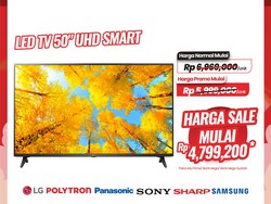 Diskon Melimpah! Cuma di Transmart Full Day Sale Beli TV Hemat Rp 3,5 Jutaan