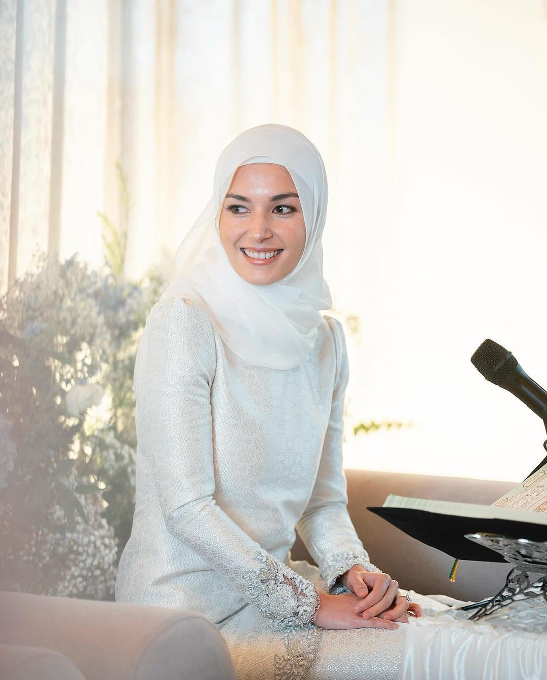 Anisha Rohmah, calon istri Pangeran Mateen dari Brunei. (Tangkapan layar Instagram @tehfirdaus)