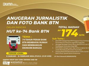 BTN Gelar Lomba Artikel & Foto Jurnalistik, Total Hadiah Rp 174 Juta