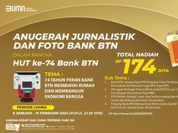 BTN Gelar Lomba Artikel & Foto Jurnalistik, Total Hadiah Rp 174 Juta
