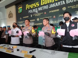Penampakan Barang Bukti Sabu Kasus Narkoba Ibra Azhari