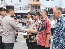 109 Personel Polda Sumsel Dapat Penghargaan, Diminta Jaga Netralitas pada Pemilu