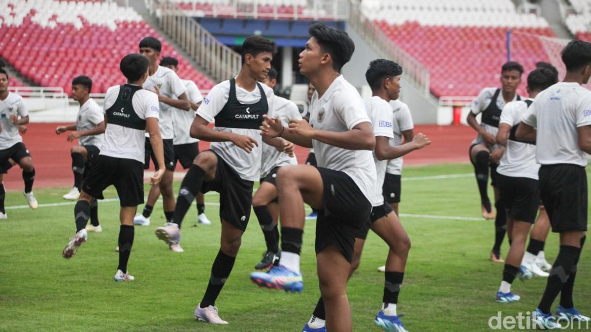 Pemusatan latihan Timnas Indonesia U-20. Foto: Andhika Prasetia/detikcom