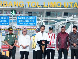 Mendag Zulhas Dampingi Presiden Jokowi Resmikan Jalan Tol di Depok