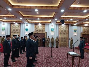 Pemprov Jambi Lantik Pejabat Eselon III dan IV, Ada Menantu Eks Gubernur Jambi