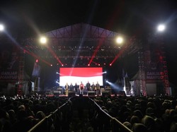 Dimeriahkan NDX AKA, Pesta Rakyat Ganjar-Mahfud Disambut Warga Lamongan