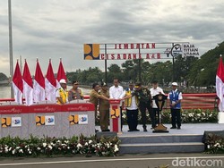 Jokowi Resmikan 3 Jembatan Pengganti Callender Hamilton di Banten