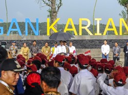Jokowi Resmikan Bendungan Raksasa Rp 2,27 T di Banten