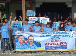 Milenial Bojonegoro Gabung Gaspoll Bro, Komitmen Kampanyekan Prabowo-Gibran