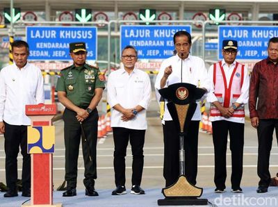 Sah! Jokowi Resmikan Jalan Tol Pamulang-Cinere-Raya Bogor