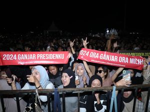 Melihat Lagi Keseruan Pesta Rakyat Ganjar-Mahfud di Karanganyar