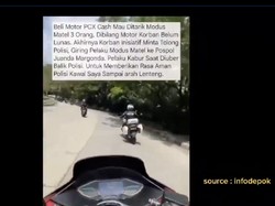 Viral Pemotor PCX Beli Lunas Mau Ditarik Mata Elang, Akhirnya Dikawal Polisi