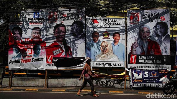 APK Capres-Caleg Bertebaran untuk Pikat Pemilih
