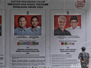 Real Count KPU 66,61%: AMIN 24,48%, Prabowo-Gibran 57,95%, Ganjar-Mahfud 17,57% Real Count KPU 66,61%: AMIN 24,48%, Prabowo-Gibran 57,95%, Ganjar-Mahfud 17,57%