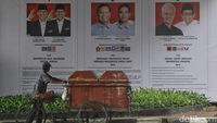 Baliho Sosialisasi Pasangan Capres-Cawapres Mejeng di Jakarta