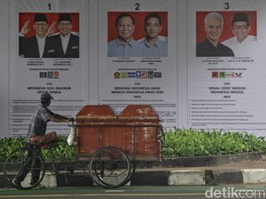 Baliho Sosialisasi Pasangan Capres-Cawapres Mejeng di Jakarta