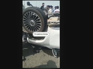Ngeri! Fortuner Terguling 6 Kali karena Pelek Modif Hancur Ngeri! Fortuner Terguling 6 Kali karena Pelek Modif Hancur