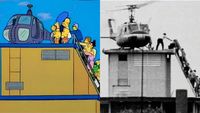 Foto Sejarah yang Diciptakan Kembali oleh Kartun The Simpsons