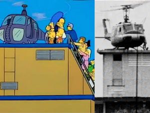 Foto Sejarah yang Diciptakan Kembali oleh Kartun The Simpsons