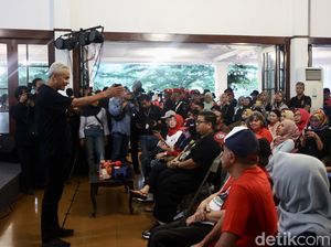 Momen Ganjar Bertemu Pelaku UMKM Banyumas