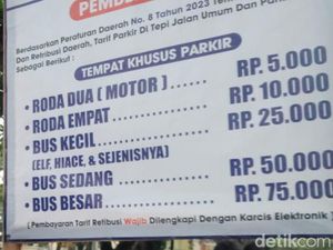 Simak! Tarif Parkir Baru di Kawasan Wisata Pangandaran