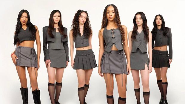 Katseye, girl group K-Pop berbasis di Amerika, jebolan survival show Dream Academy, buatan HYBE Label dan Geffen Records / foto: instagram.com/katseyeworld