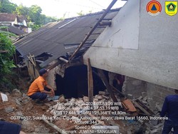 Longsor Terjadi di Cigudeg Bogor, 13 Warga Mengungsi