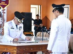 Kadis Dukcapil Sulbar Dilantik Jadi Pj Bupati Polman Gantikan Ibrahim Masdar