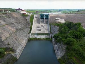 Penampakan Bendungan Karian Senilai Rp 2,2 T yang Diresmikan Jokowi